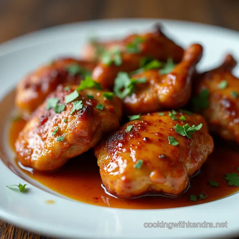 Sticky Sweet Marmalade Chicken Thighs