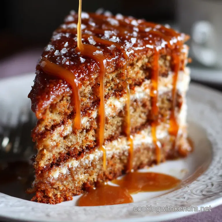 The Queens Sticky Toffee Layer Cake with Buttery Caramel Glaze