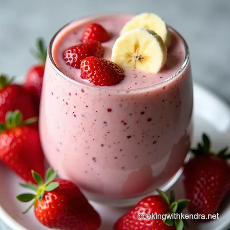 Strawberry Banana Bliss Smoothie