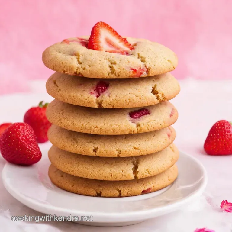 Strawberry Kiss Cookies Buttery Delights with a Berry Sweet Secret