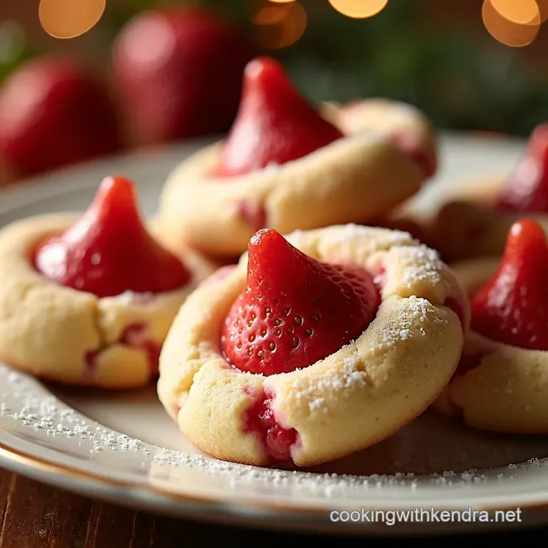 Strawberry Kiss Cookies Holiday Cheer in Every Bite presentation