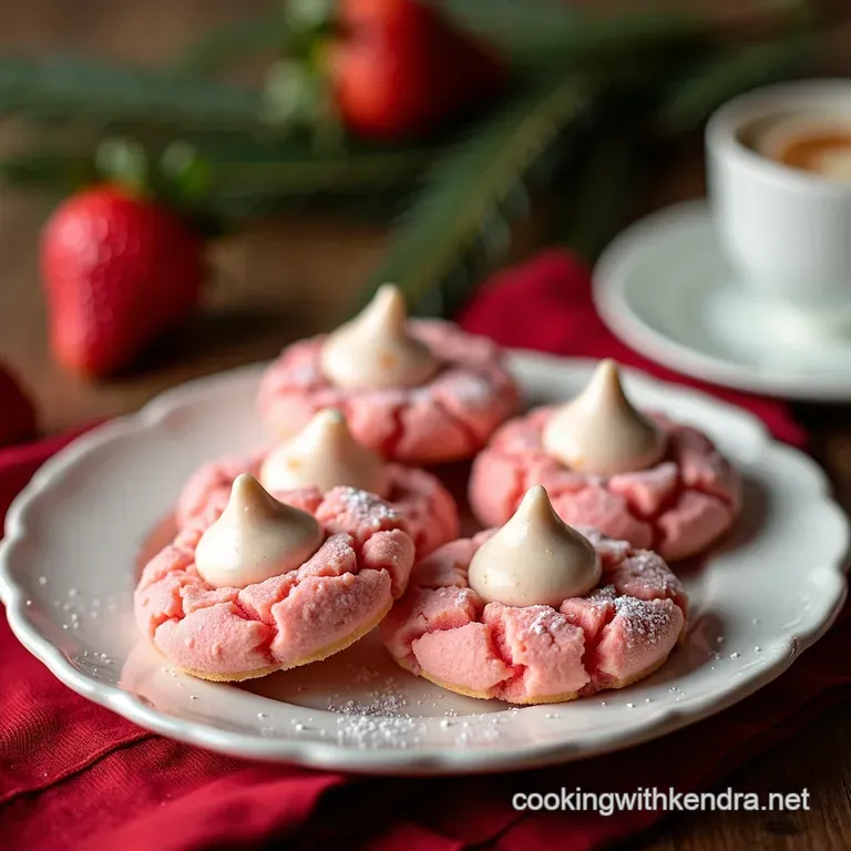 Strawberry Kiss Cookies Holiday Cheer in Every Bite