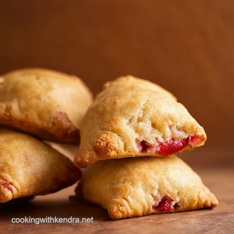 Strawberry Sweetheart Hand Pies presentation