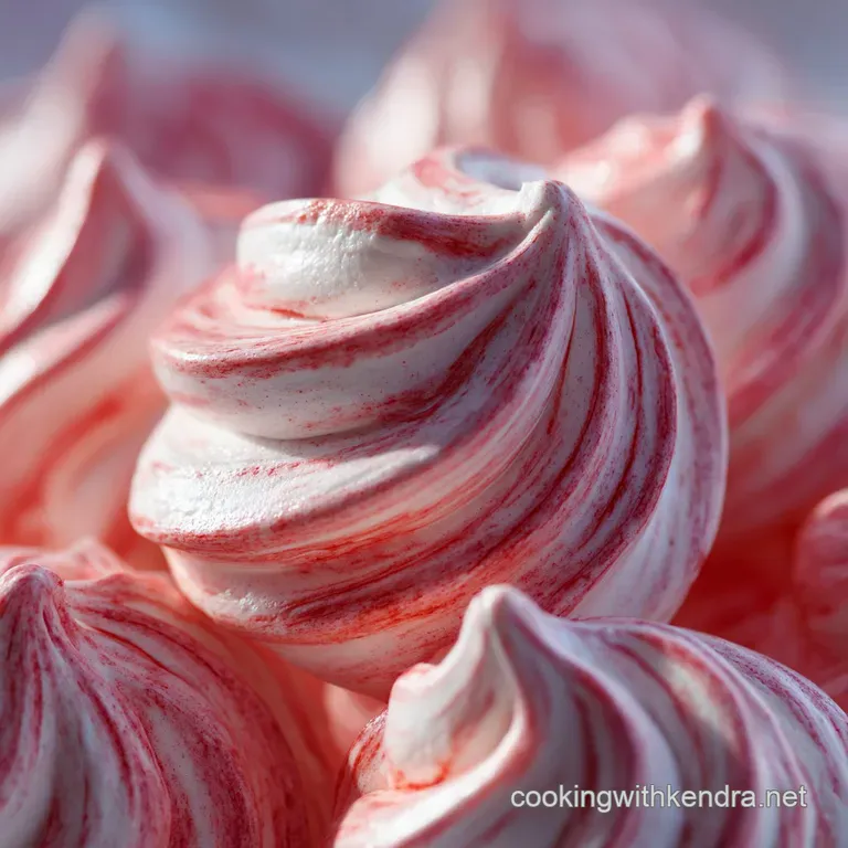Cloudlight Swirled Strawberry Meringue Kisses the Ultimate Afternoon Tea Treat presentation