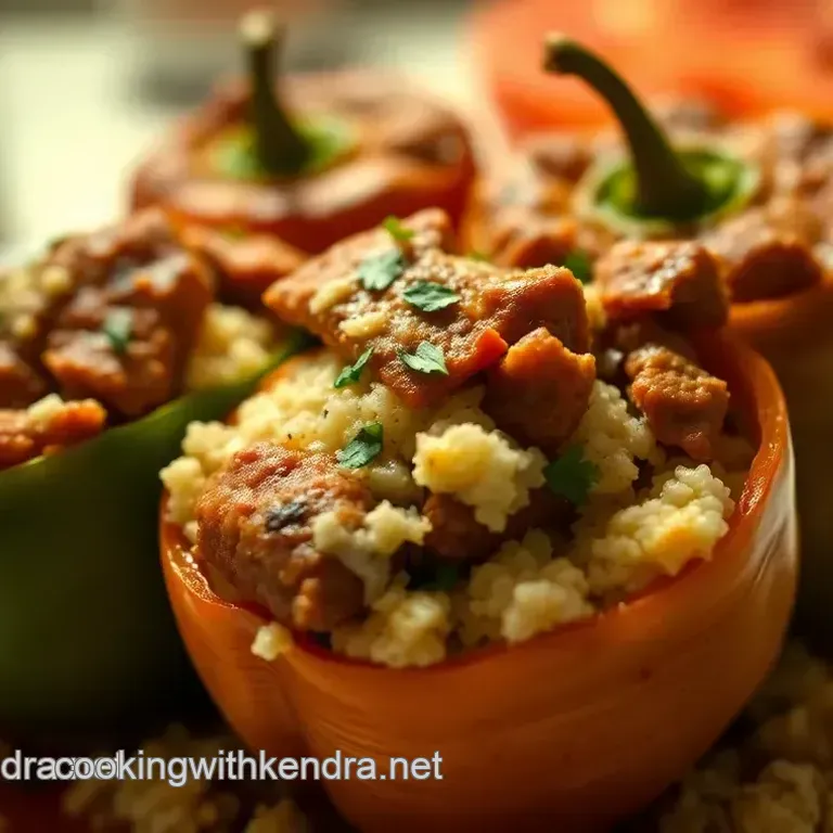 Stuffed Calabrese Peppers with Italian Sausage and Ricotta