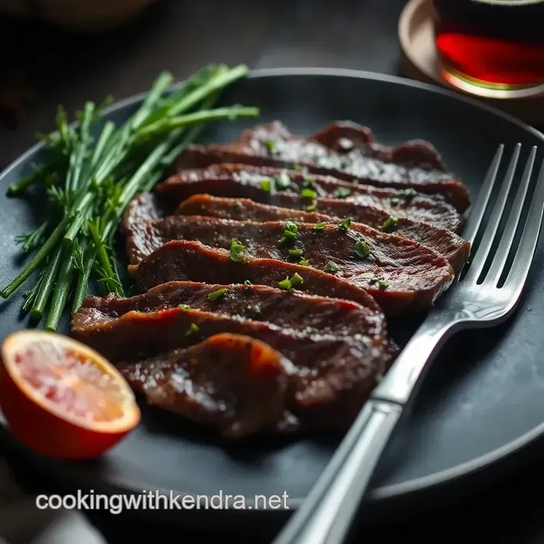Succulent Minute Steak: A Quick and Flavorful Delight presentation