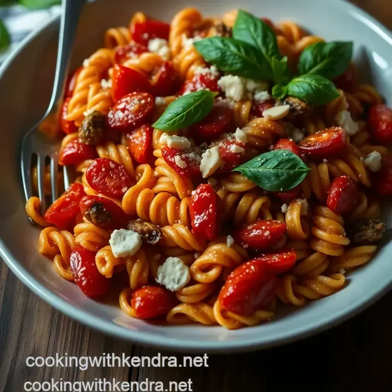 Sun-Kissed Fusilli: a Burst of Sunshine in Every Bite! presentation