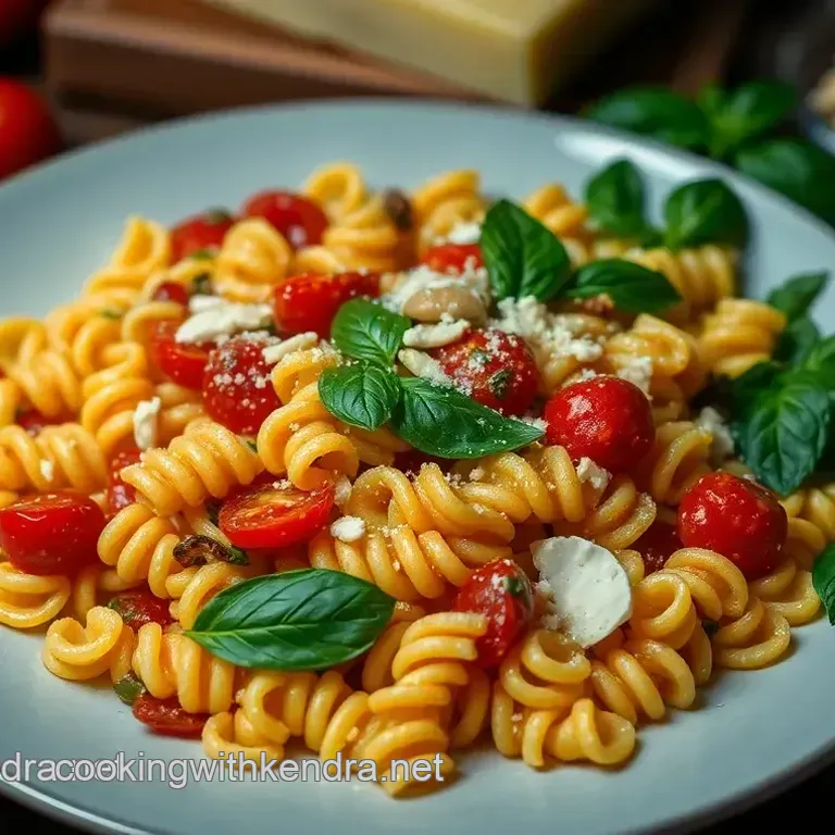 Sun-Kissed Fusilli: A Burst of Sunshine in Every Bite!