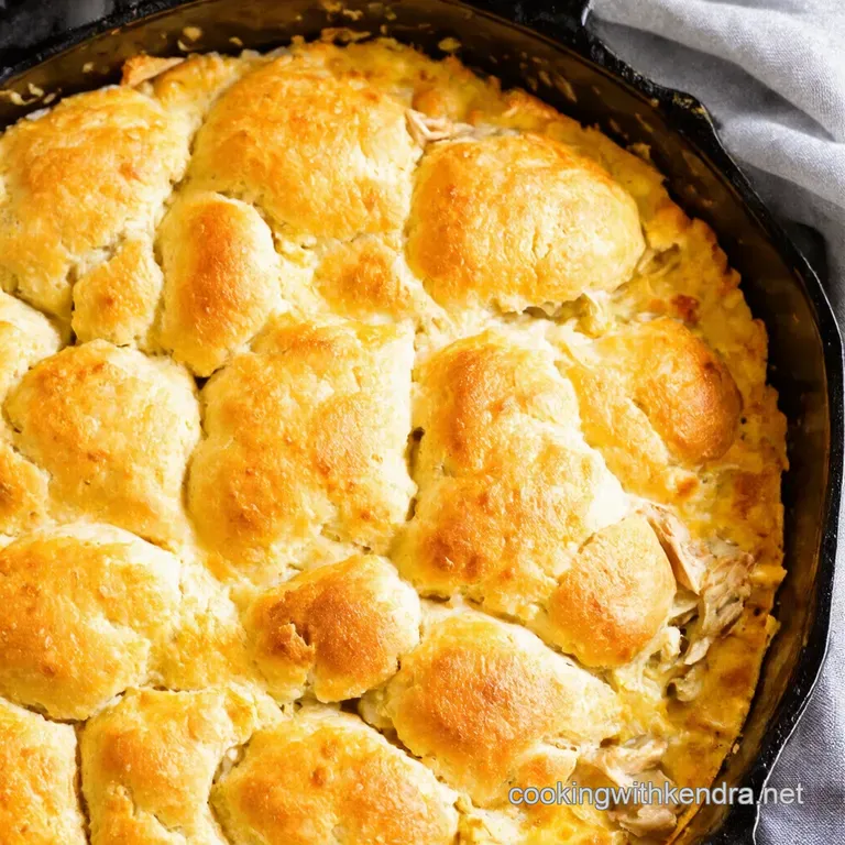 Sunday Best Creamy Chicken Biscuit Casserole