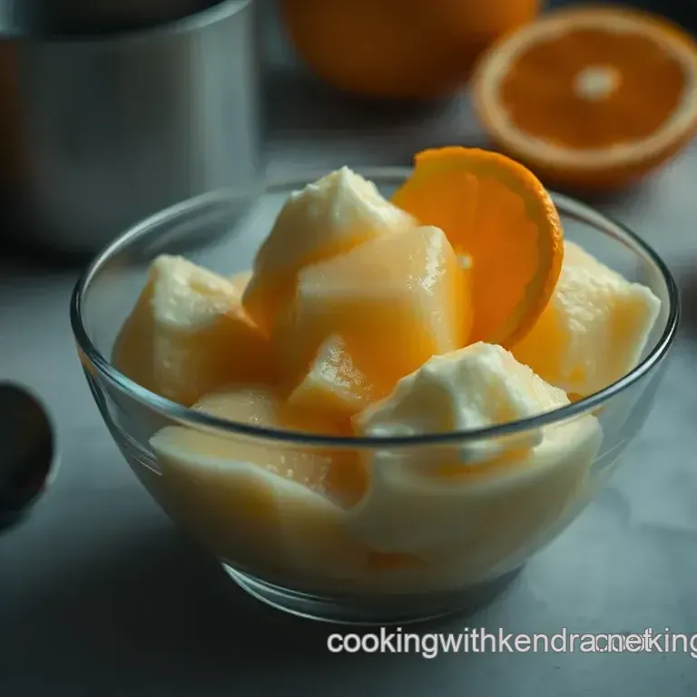Sunset Citrus Sherbet: Sunshine in a Bowl | Orange Sherbet Recipe Sunset Citrus Sherbet