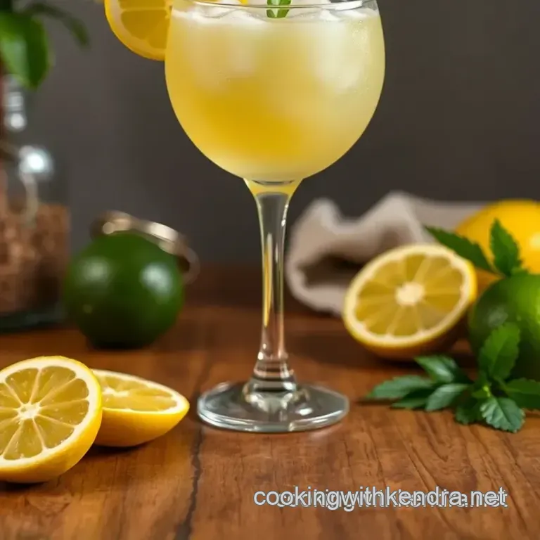 Sunshine in a Glass: the Ultimate Virgin Margarita presentation
