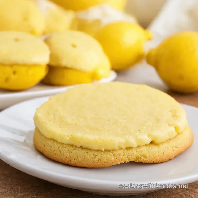 Sunshine Lemon Butter Cookies presentation
