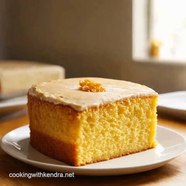 Sunshine Yellow Birthday Cake presentation