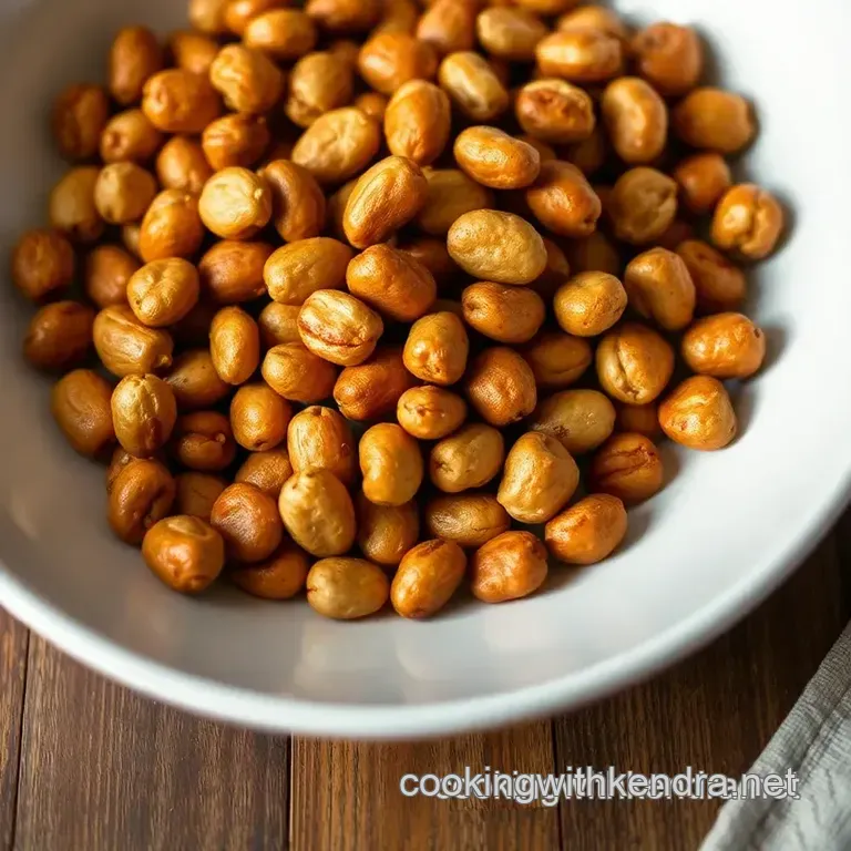 Sweet & Crunchy Honey Roasted Peanuts presentation