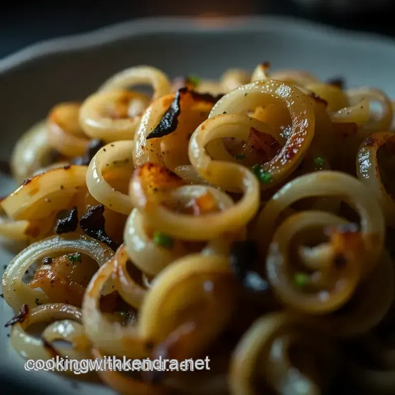 Sweet & Smoky Grilled Onions presentation