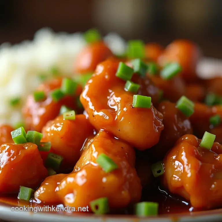 Sweet Sour Chicken Proper Takeaway Fakeaway presentation