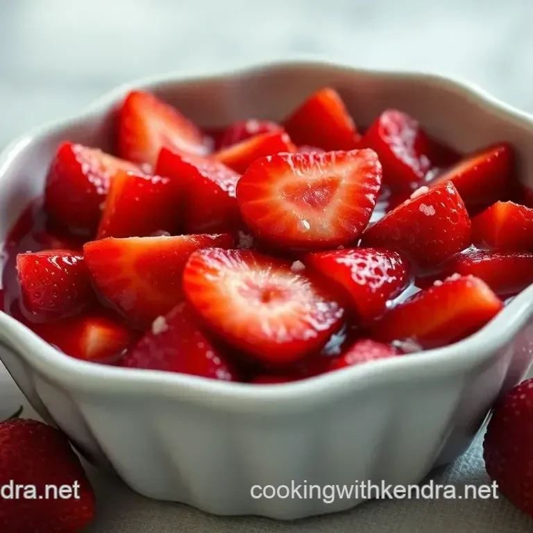 Sweet & Tangy Strawberry Compote: My Go-To Summer Recipe