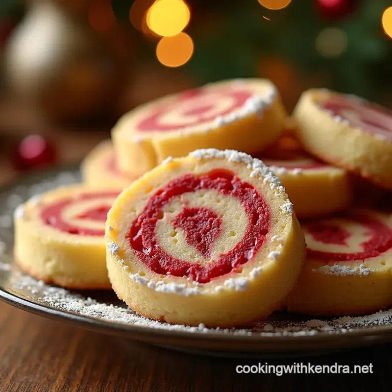 Swirled Twirled Classic Holiday Pinwheel Cookies presentation