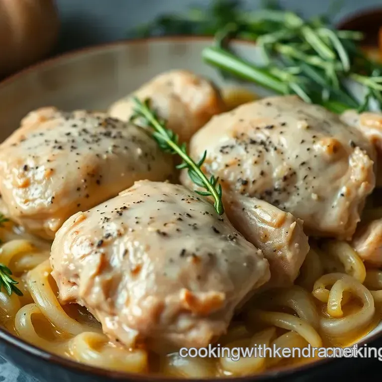 Delicious Tarragon-Infused Chicken Fricassée: A French Classic