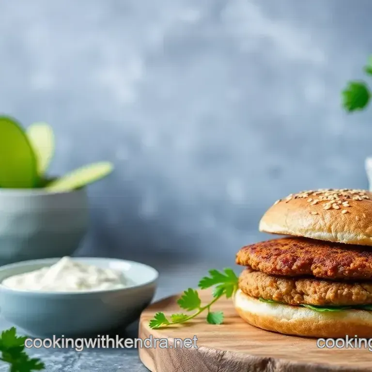 Grill Turkey Burgers with Zesty Yogurt Sauce