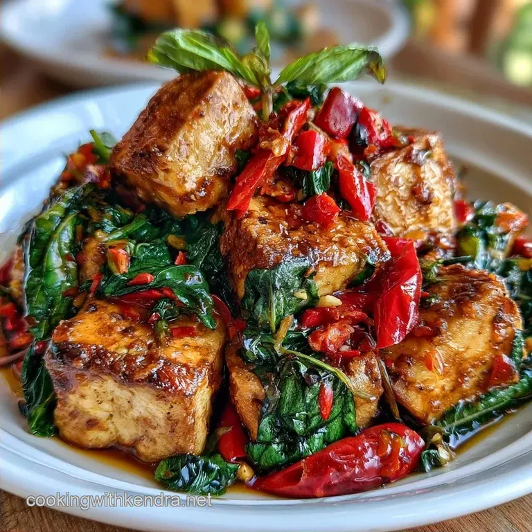 Spicy Thai Basil Tofu Stir Fry in 35 Minutes