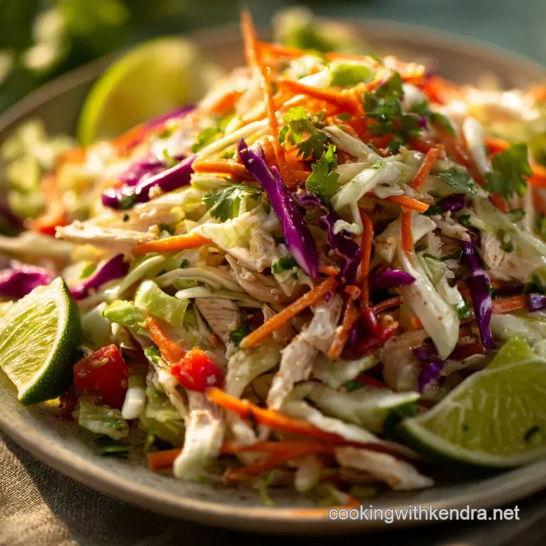 Thai Chicken Salad: The Ultimate Peanut Slaw with Zesty Dressing