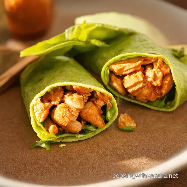 Thai Peanut Chicken Wraps with Dreamy Creamy Peanut Sauce