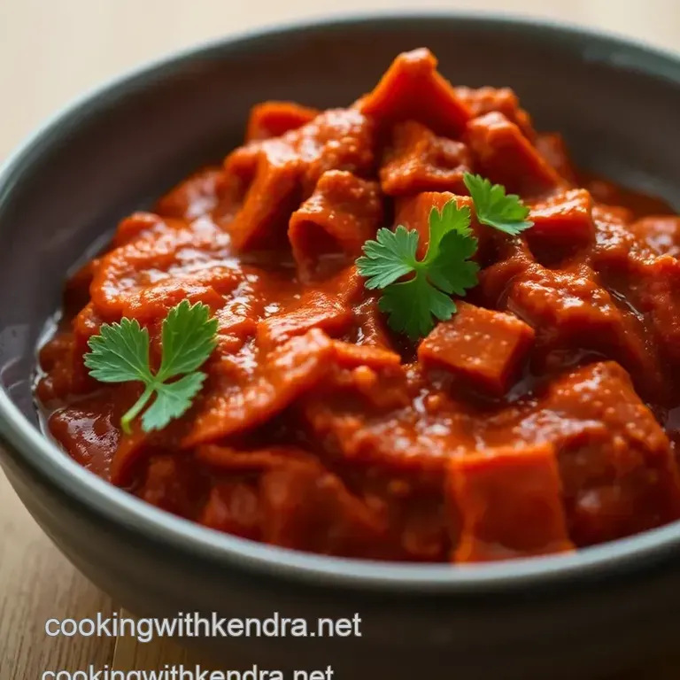 Thai Red Curry with Chicken (And Veg!) presentation