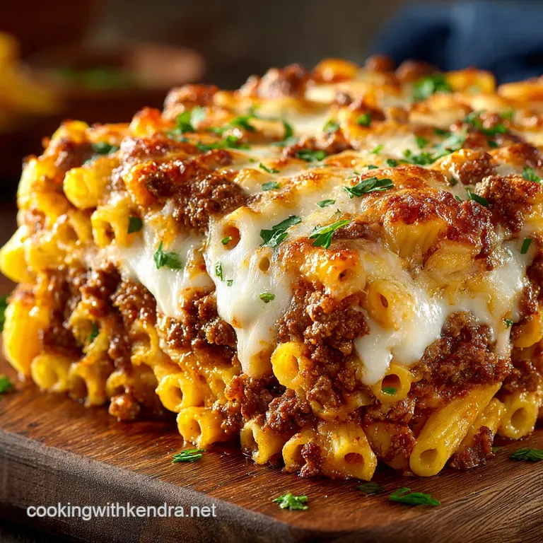 The Cheesy Weeknight Wonder Speedy Baked Ziti with Savoury Ground Beef