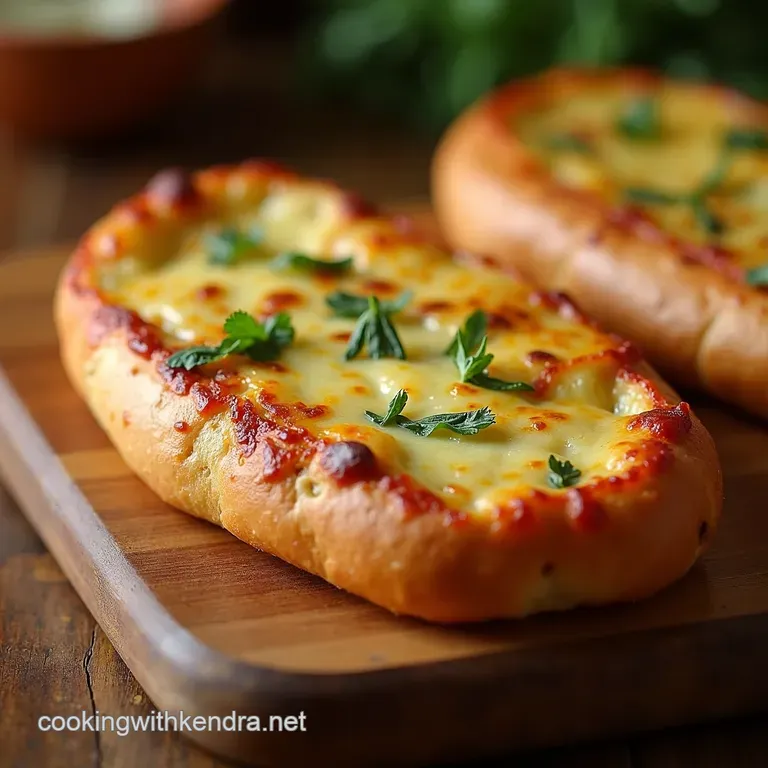 The Godfather Cheesy Garlic Bread You Cant Refuse presentation