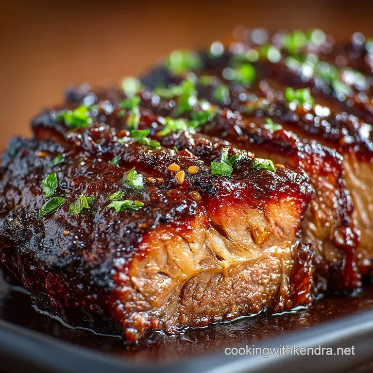 The Kings Cut LowandSlow BBQ Beef Brisket Recipe presentation