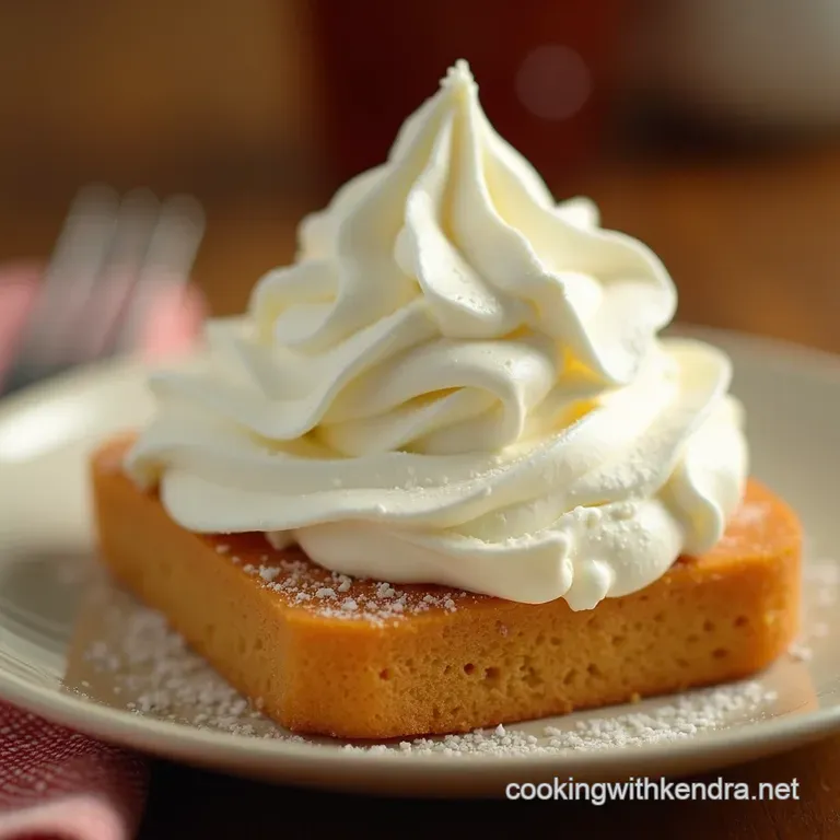 The Perfect Homemade Whipped Cream presentation