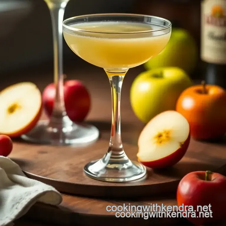 The Perfectly Tart Apple Martini: Shaken Not Stirred presentation