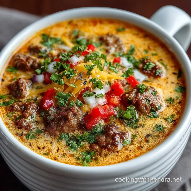 Creamy Cheeseburger Soup Recipe The Proper Way No Velveeta