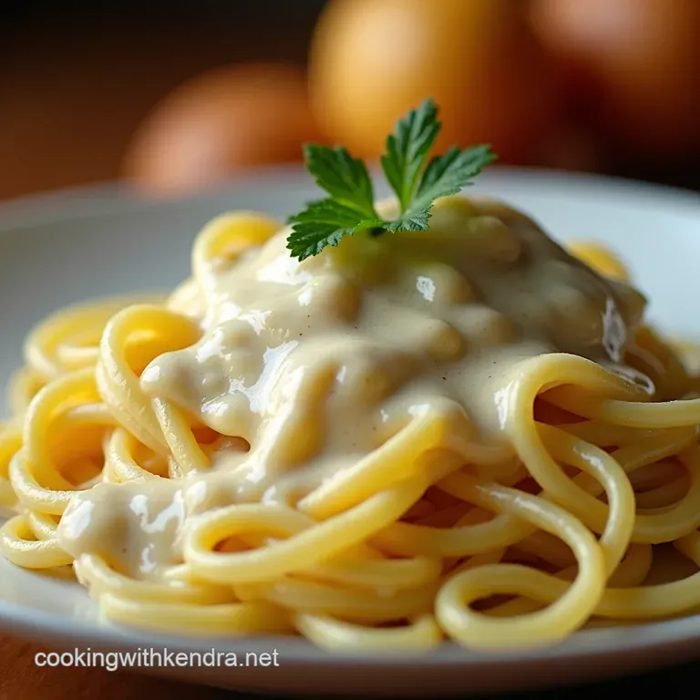 The Silkiest Smoothest Most Seriously Satisfying Alfredo Sauce Ever presentation