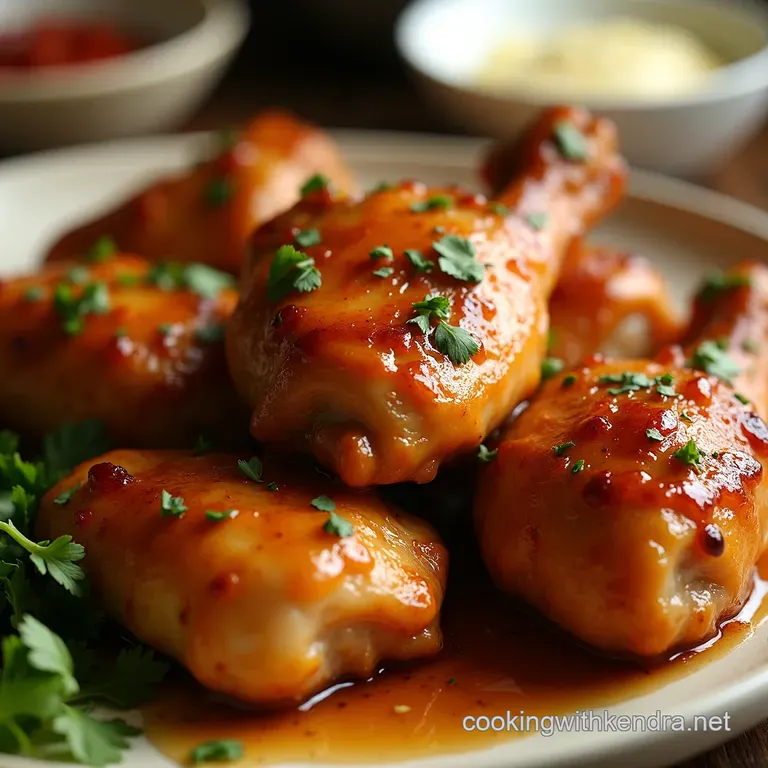 The Sticky Fingers Welcome Honey Garlic Chicken Perfectly Glazed for Weeknights presentation