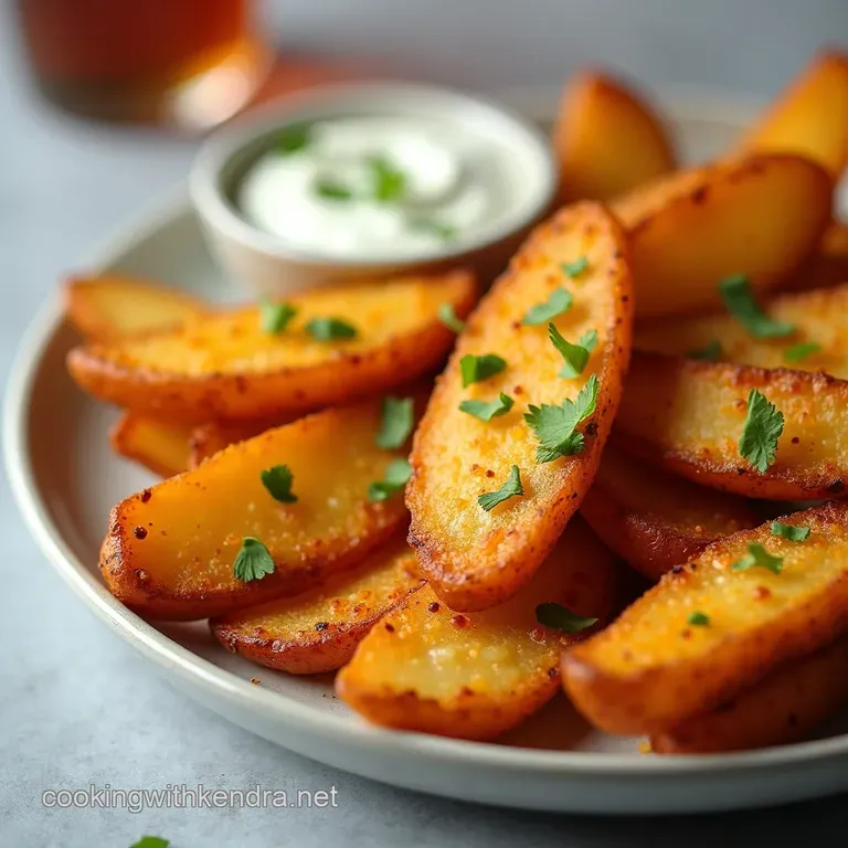 The Ultimate Air Fryer Potato Wedges Chip Shop Crispness