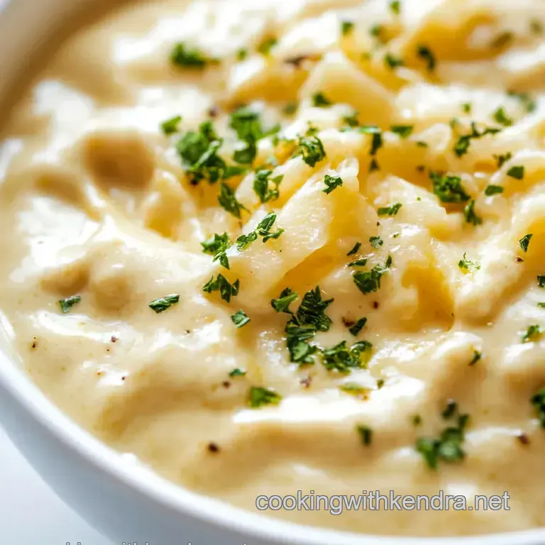 The Ultimate Creamy Cheese Sauce presentation