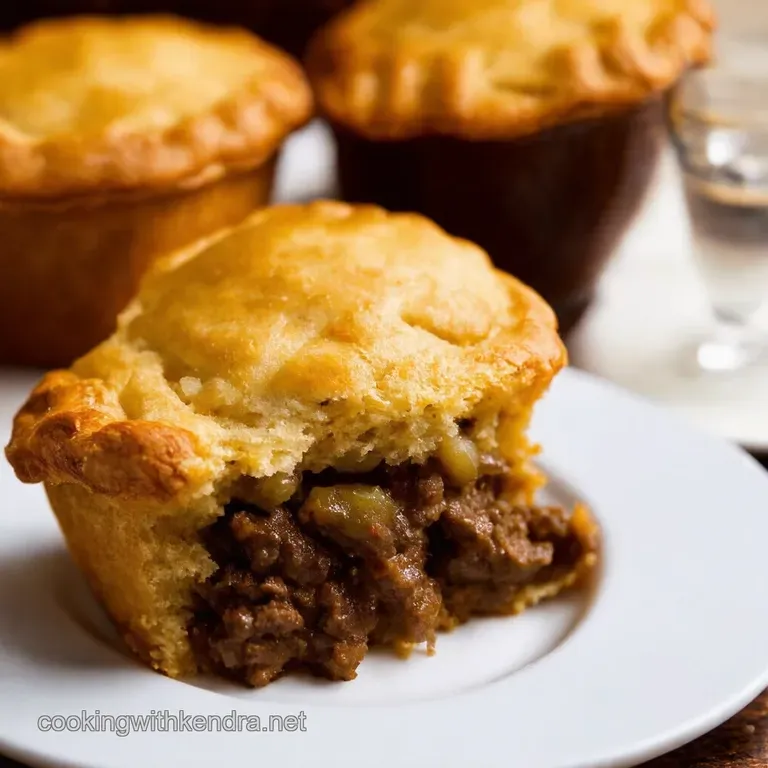 The Ultimate Flaky Mince Beef Onion Pies presentation