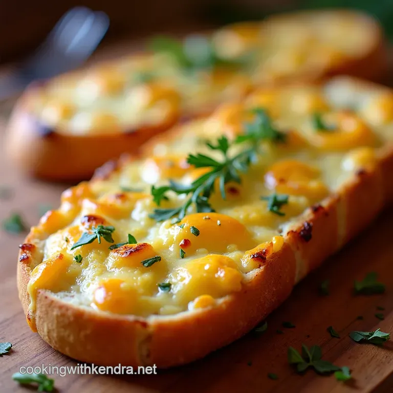 The Ultimate Garlic Bread Crispy Cheesy and Irresistibly Garlicky presentation