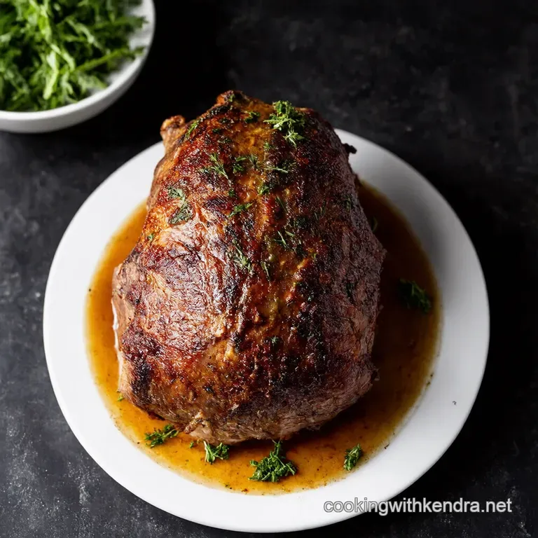 The Ultimate Garlic Herb Roasted Tip Roast