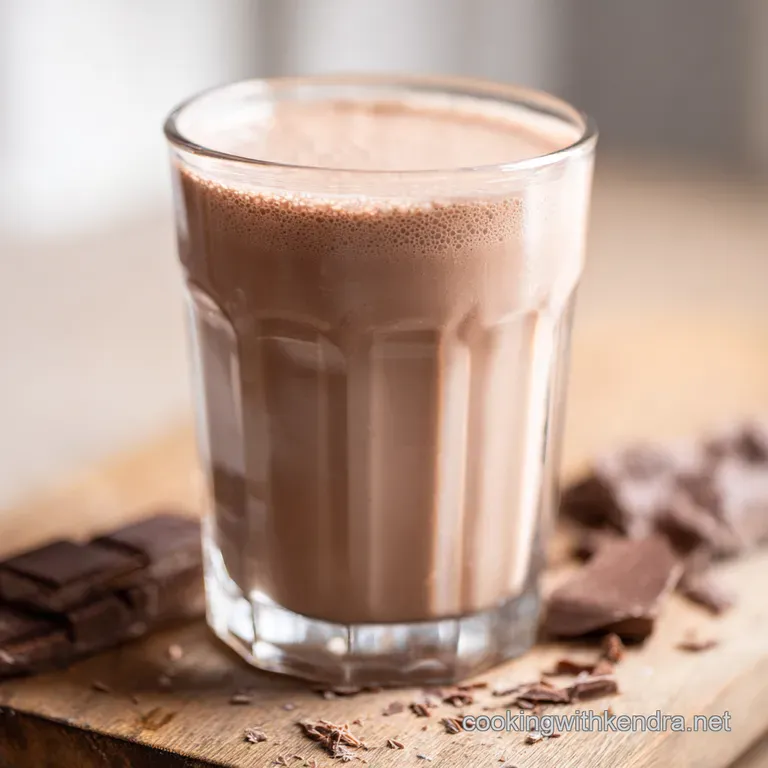 The Ultimate Homemade Chocolate Milk presentation