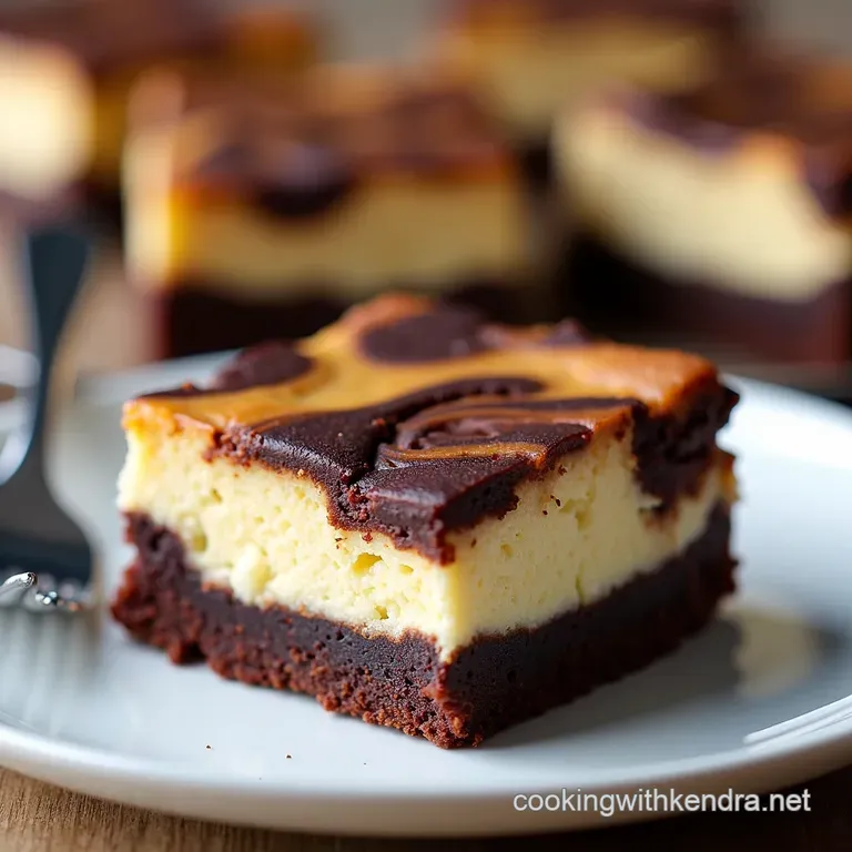 The Ultimate Marble Marvel Cheesecake Brownies