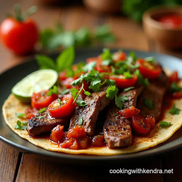 The Ultimate Sizzling Steak Fajitas Charred Perfection presentation