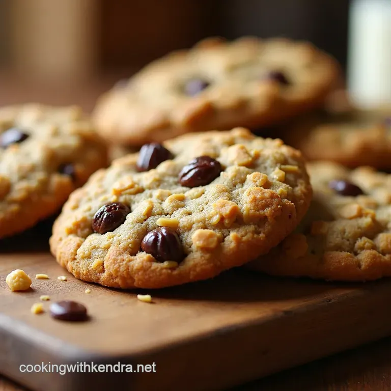 The Ultimate Soft Chewy Oatmeal Raisin Comfort Cookies presentation