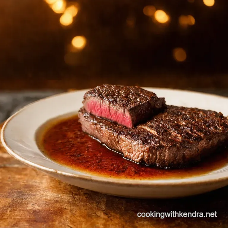 The Umami Bomb Asianinspired Steak Marinade presentation