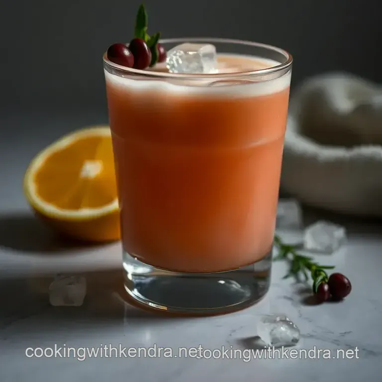 The Velvet Hammer Cocktail – A Creamy Citrus Classic presentation