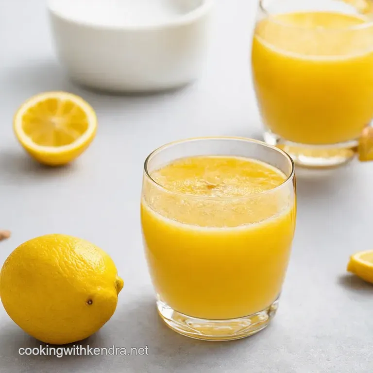 Zesty Ginger Lemon Shot My GoTo Immunity Booster