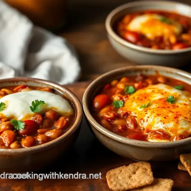 Chili Three Bean Comfort Food Delight