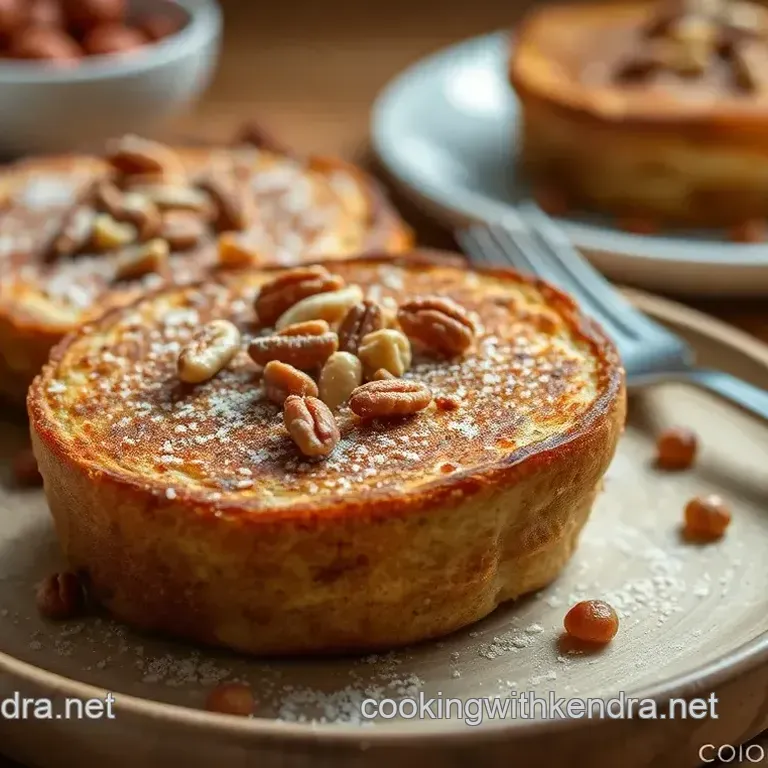 Toasted English Muffins with Sugared Nuts